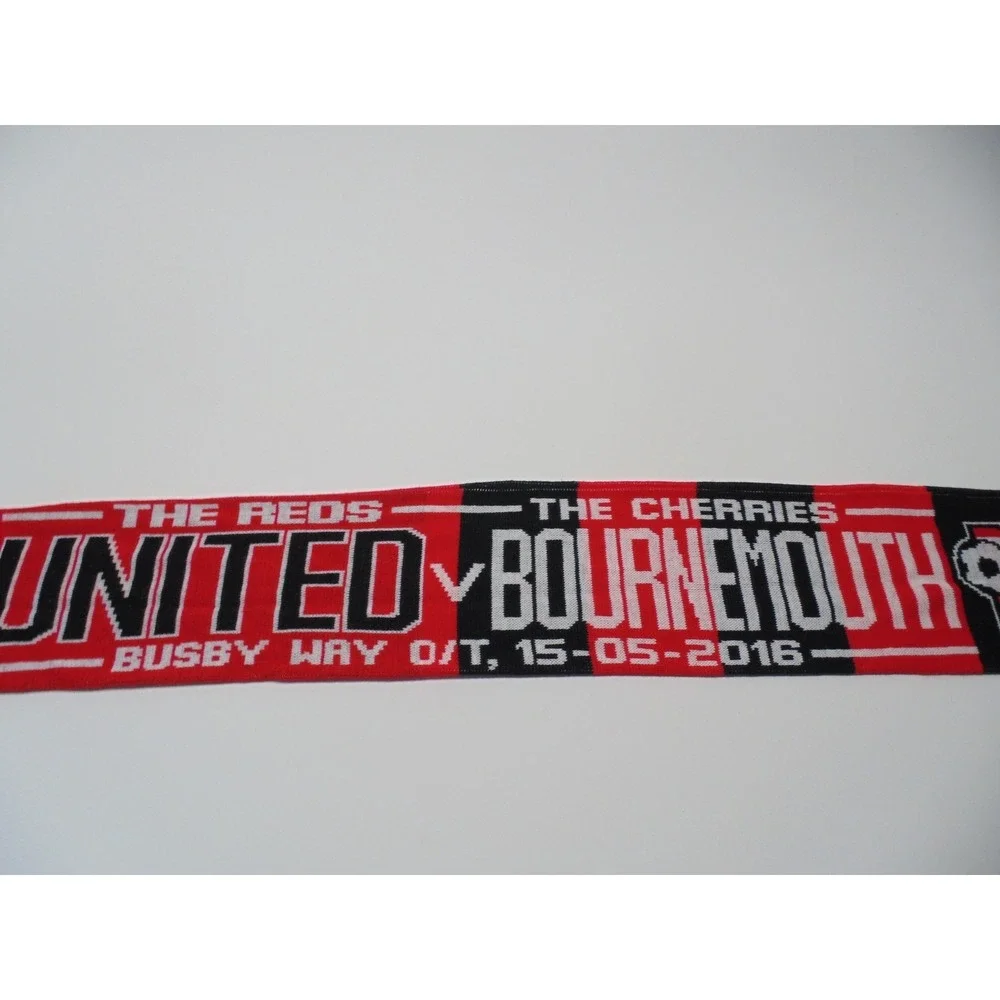 Manchester Reds United : Bournemouth Cherries‎ May 15, 2016 Busby Way O/T Scarf